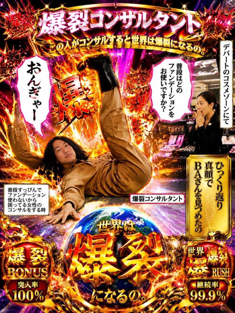 爆裂コンサルタントのおんぎゃー・コスメスペシャル